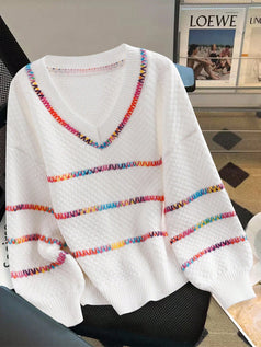 Plus Size Dames V-hals