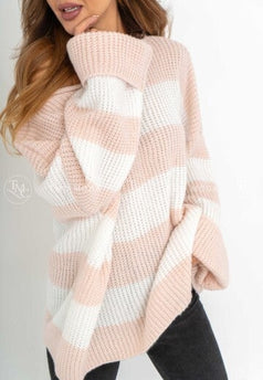 Trui met brede strepen