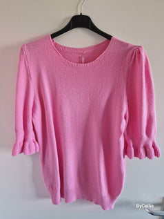 Zomers topje met leuke mouw