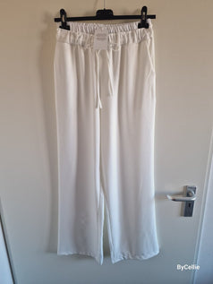 Zomere broek met dubbele band