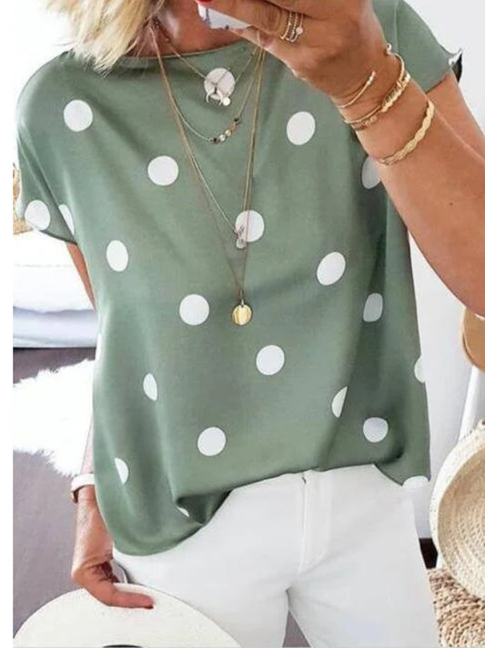 CF Blouse met witte dots