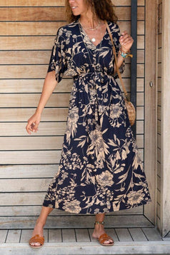CF Jurk met Bloemenprint