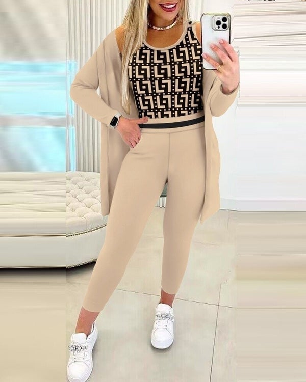 Zara sleeve long 3part set