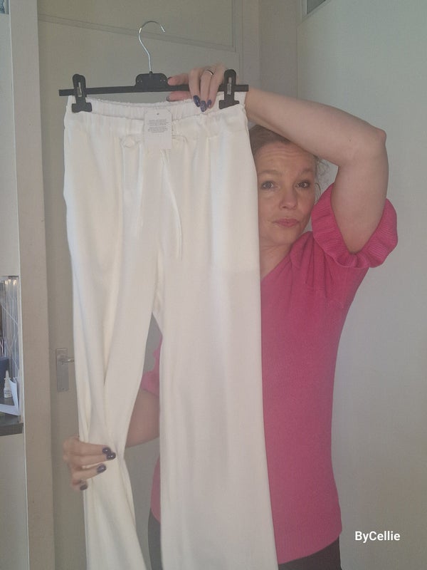Zomere broek met dubbele band