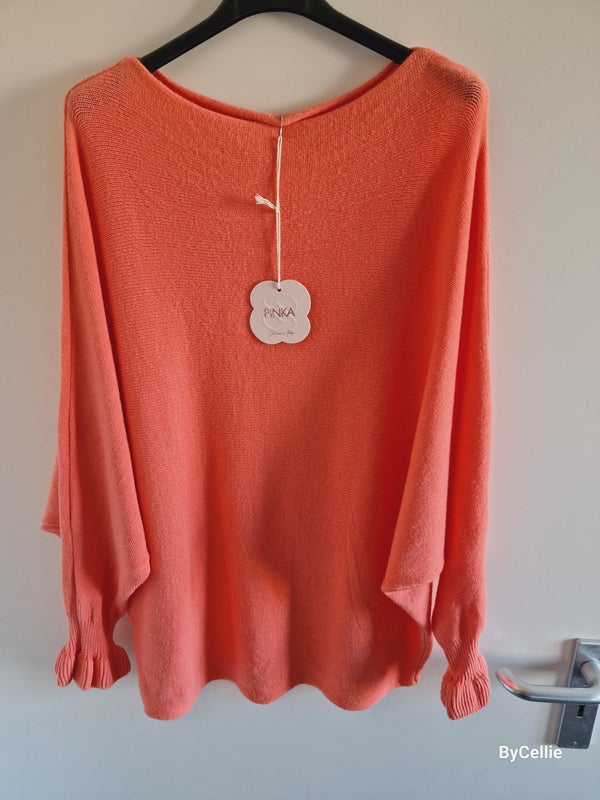 Trui met vlindermouwen in div.kleuren