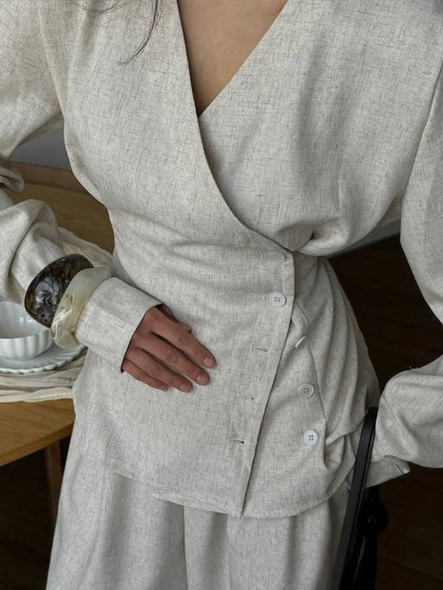 Elegante V-hals  Set