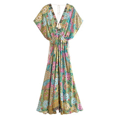 Boho dames Floral Print jurk