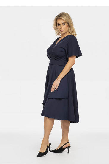  Plus size jurk model 190952 Karko 