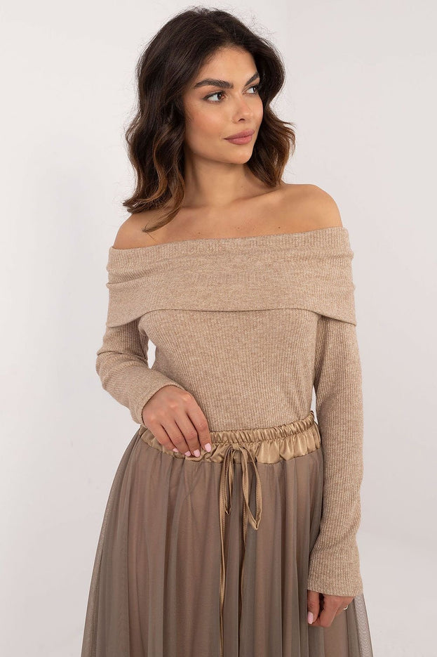 Off Shoulder sweater Italy Moda