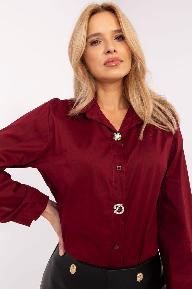 Overhemd met lange mouwen Italy Moda