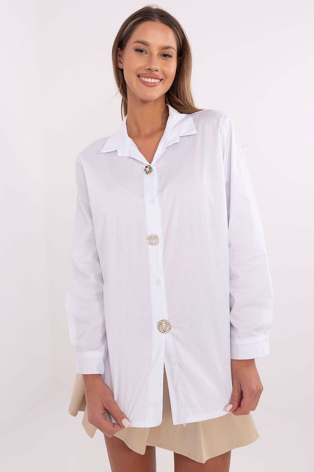 Overhemd met lange mouwen Italy Moda