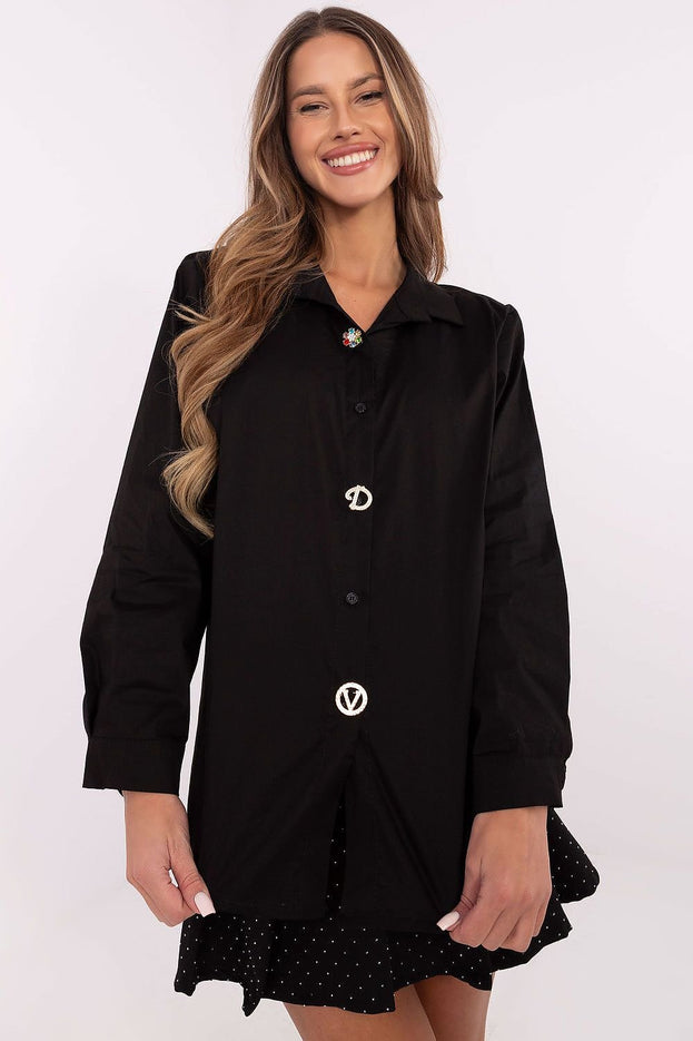 Overhemd met lange mouwen Italy Moda
