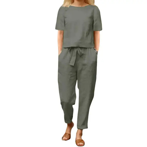 2-delig dames Top &Pants